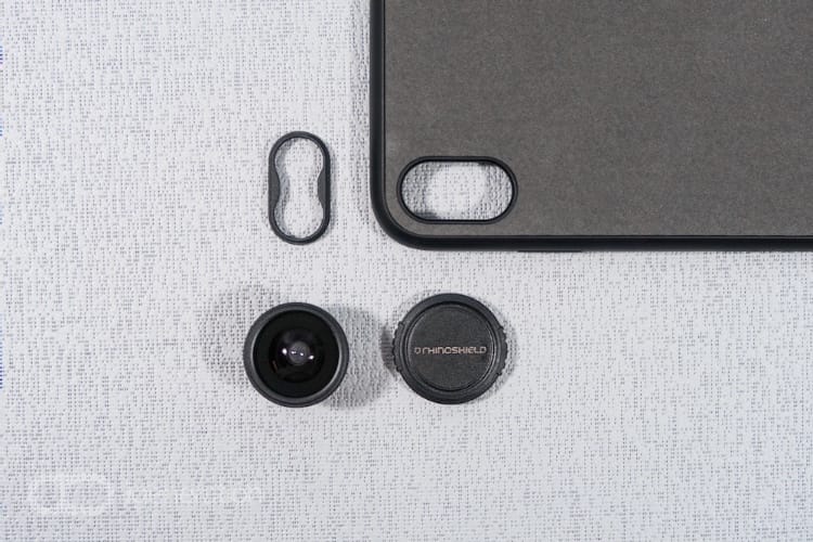RHINOSHIELD - Protection lentille caméra pour iPhone 15 - Noir